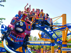 Photo of the rollercoaster at the amusement park in Strasswalchen FANTASIANA